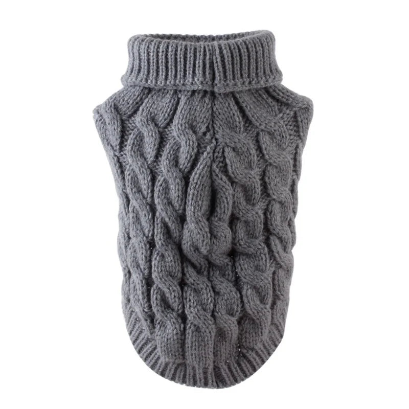 Knitted Dog Sweater Vest - Warm Winter Pullover for Small Dogs - photo 5