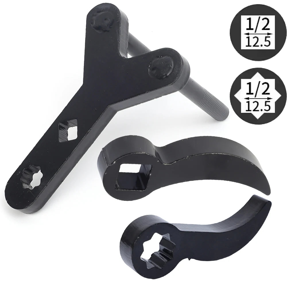 Car Lower Control Arm Disassembly Tool Manganese Steel Ball Joint Separator Leverage Drive Shaft Separation 1/2" Drive Adapter
