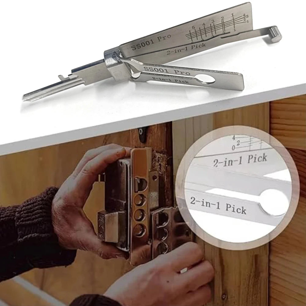 Lockpicking Lock Decoder O-ring Pickup Kit Pick Locksmith Tools Key Decoder Precision Hook Door Maintenance Repair Tools
