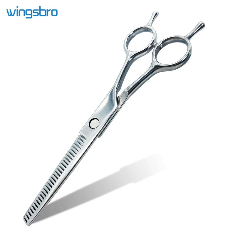 7-Inch Curved Pet Grooming Scissors - Left & Right Hand