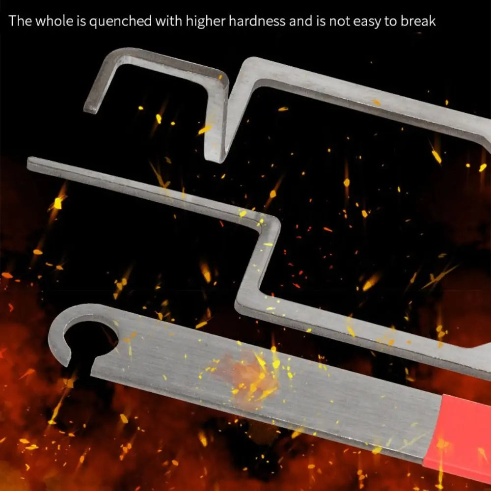 Compact Casement Windows Unlocking Tool Non-slip Convenient Lock Picking Set Professional Stainless Steel Door Open Keys