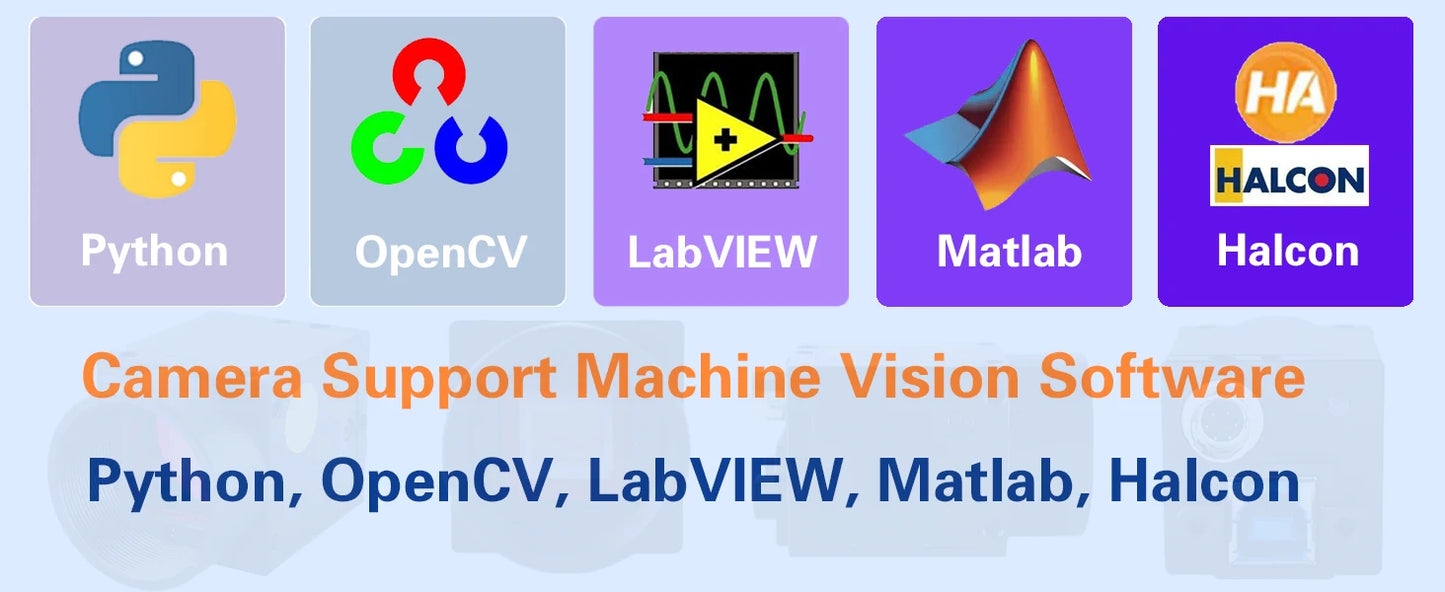 Gigabit Ethernet GigE Machine Vision Industrial Camera Color Rolling Shutter C Mouth Provide SDK Windows Linux Demo Python