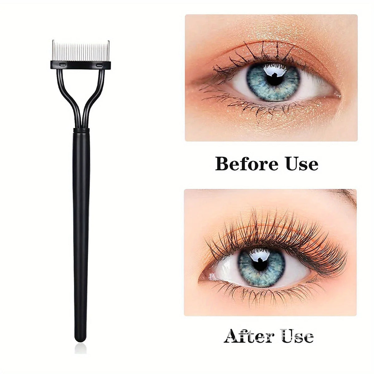 Eyelash Curler, Eyelash Separator, Eyelash Brush, Mascara Curler, Eyelash Separator Makeup Tool