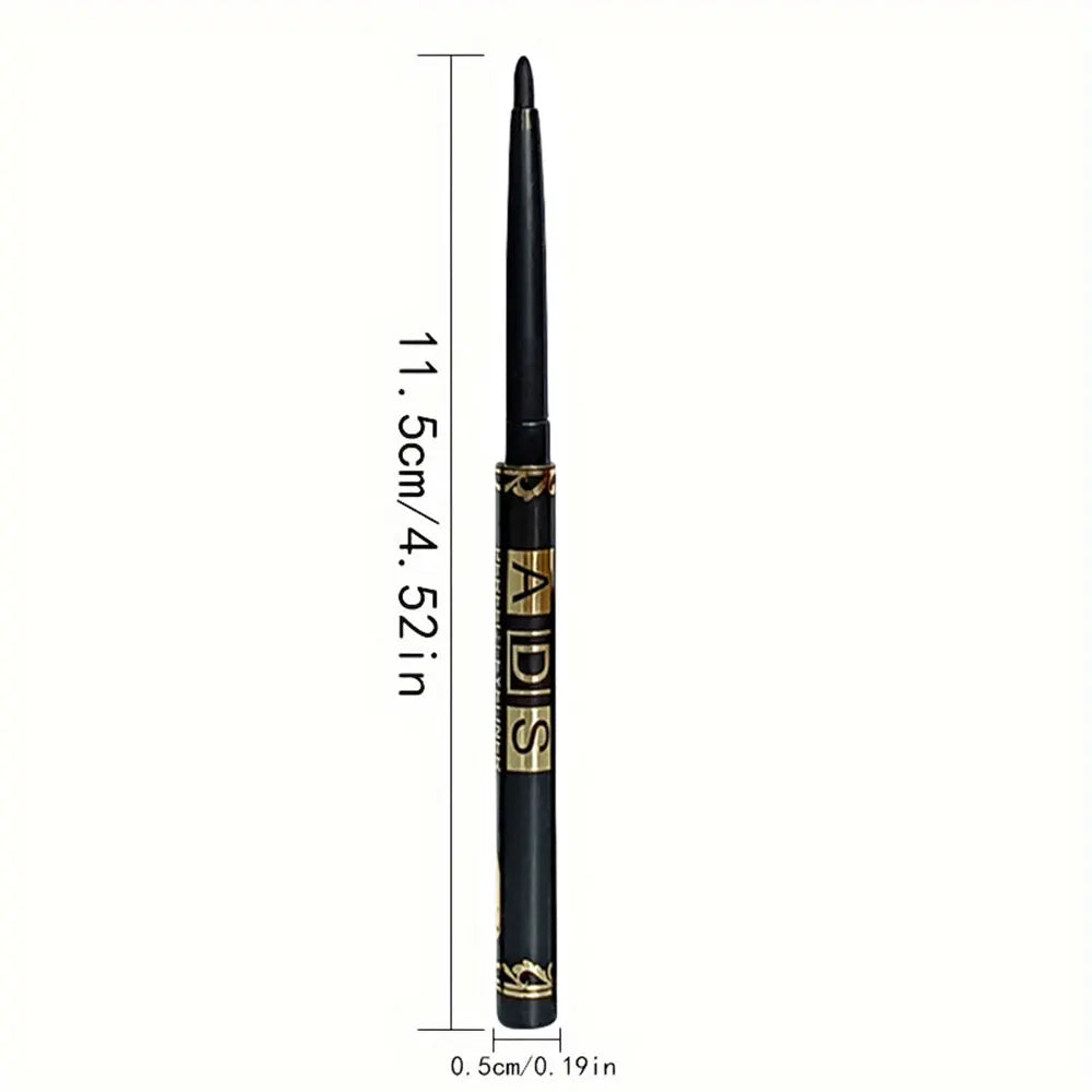 Davis Waterproof Black Eyeliner Pencil – Long-Lasting, Smudge-Proof & Sweat-Resistant | Bold Eye Makeup | Set of 3 or 9