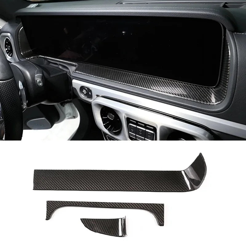 Dry Carbon Fiber Shift Panel Cover for Mercedes G-Class 2019-2023