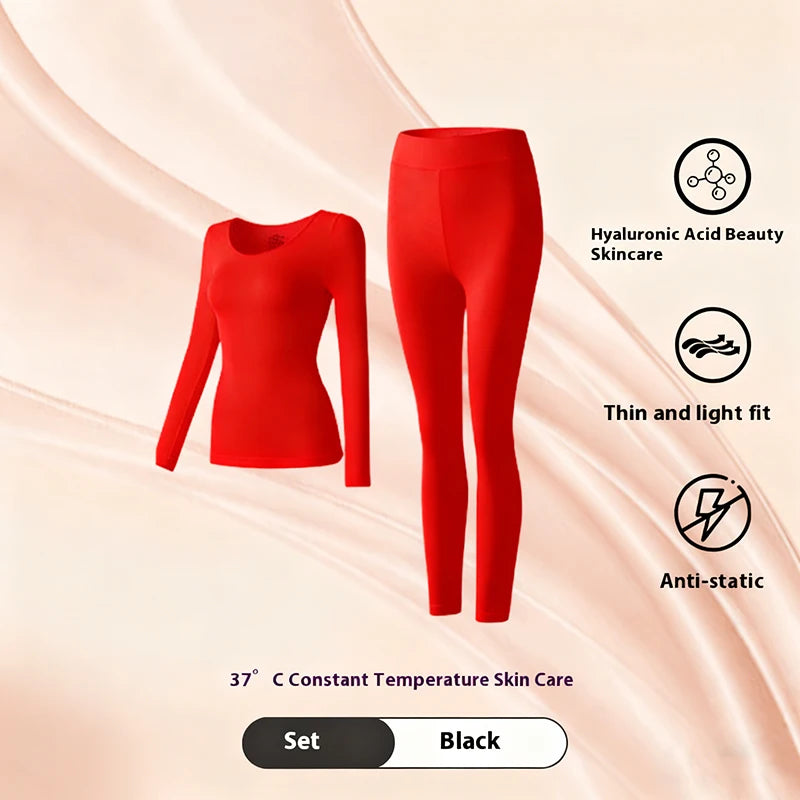 Women's Thin Thermal Undershirt - Long Sleeve Base Layer Top - photo 11
