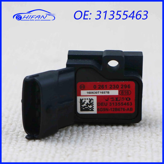 Turbo Boost Pressure Sensor, Compatible with Volvo C30 S40 S60 T5 V70 R XC60