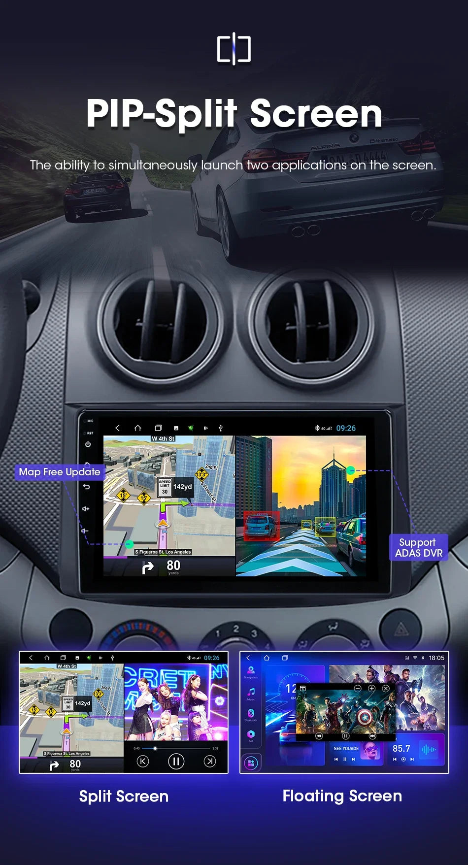 JMCQ Car Radio For Chevrolet Aveo 2006 2007 2008 2009 2010 2011 2012 2din Android12 Carplay Multimidia Video Player Head Unit