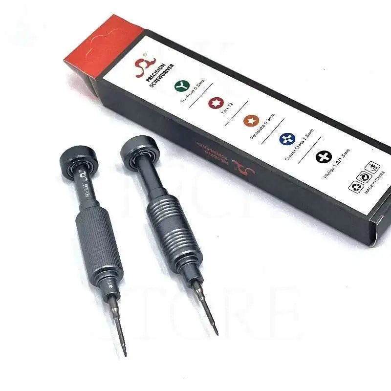 S2 Alloy Steel Cannon Precision Screwdriver Set 360° Rotating Tail Cap Magnetic Repair Tool Kit for iPhone Samsung Huawei Tablet