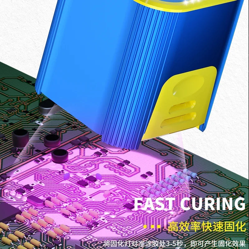 MECHANIC L1/L1 Pro UV Curing Lamp Intelligent Double Beads 7W High Power UV Curing Light  Motherboard UV Glue Curing Repair Lamp