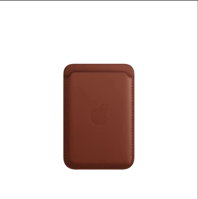 MagSafe Magnetic Wallet Card Holder – Leather Case for iPhone 17, 16, 15, 14, 13, 12 & Samsung