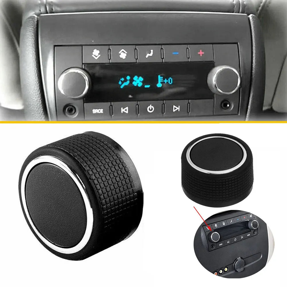 2/1PCS Car Audio Radio Volume Control Knob Dial Tuner For 07-13 Chevy Tahoe Silverado Gmc Acadia Sierra Denali Yukon Gm