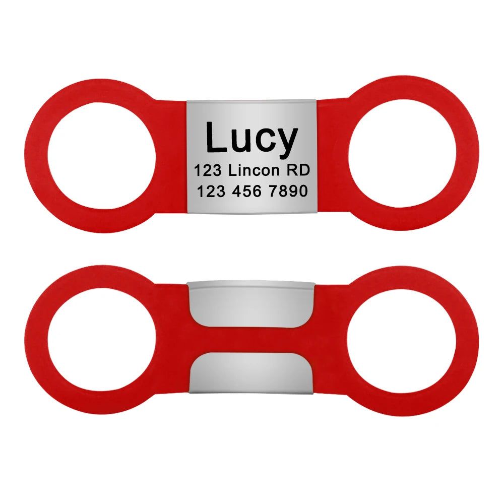 Engraved Pet ID Tag - Stainless Steel Name & Phone Nameplate – photo 8