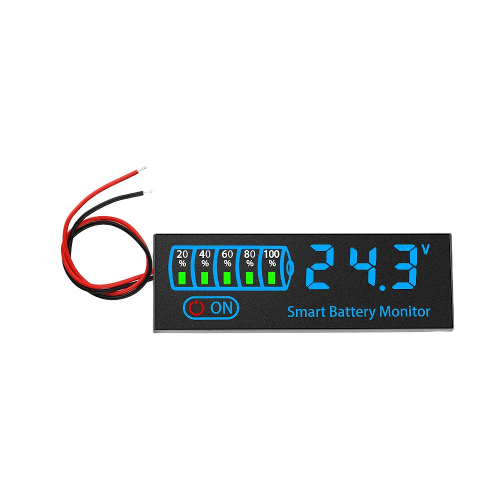 DC7-40V Battery Level Indicator 12V 24V 36V 48V Acid/Lipo Lithium Battery Capacity Board Voltage Battery Charging Tester ﻿