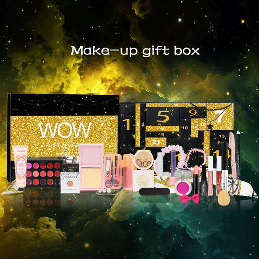 24 Day Beauty Advent Calendar - Makeup Kit Countdown Gift Box for Women