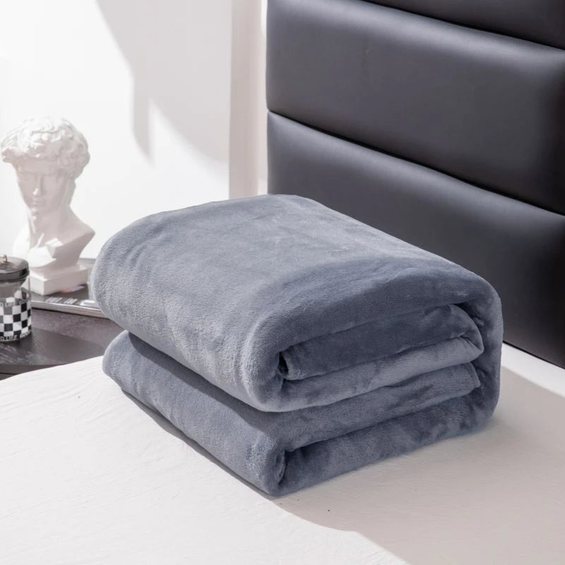Heavyweight Flannel Throw Blanket - Soft Printed Blanket in Many Colors - photo 19