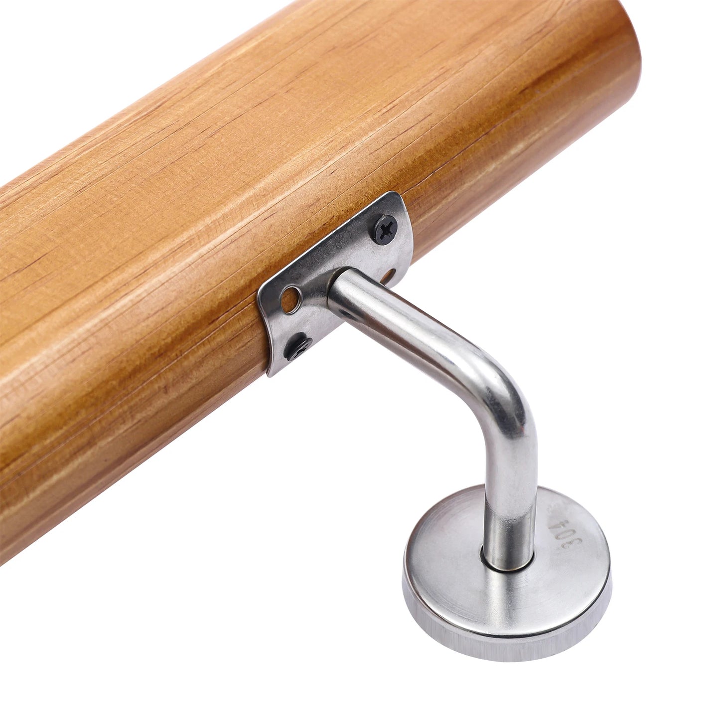 Handrail For Stairs Hand Railings For Decking Ergonomic Stair Wooden Handrail For Home Balcony Decking Doorway Indoors And