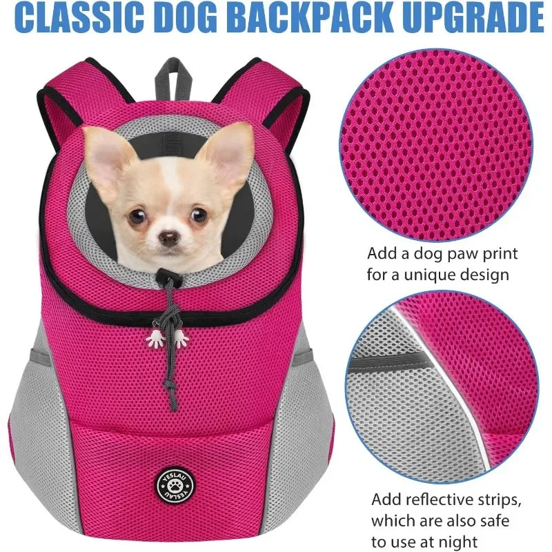 Reflective Dog Backpack Carrier - Breathable Front Pack – photo 2