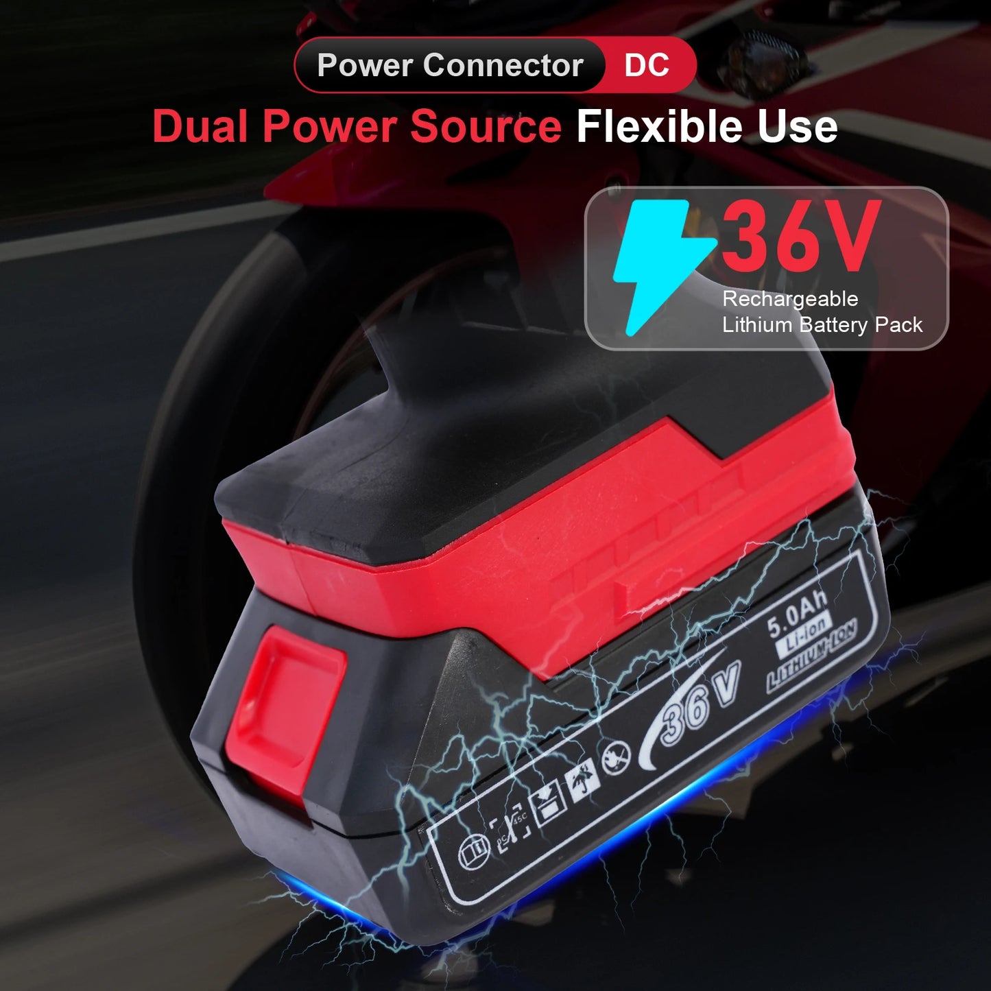Air Compressor 20V Car Tire Inflator Air Pump Portable 12V Car Adapter Digital Display for Car Motorcycle Bicycle Tires Balls