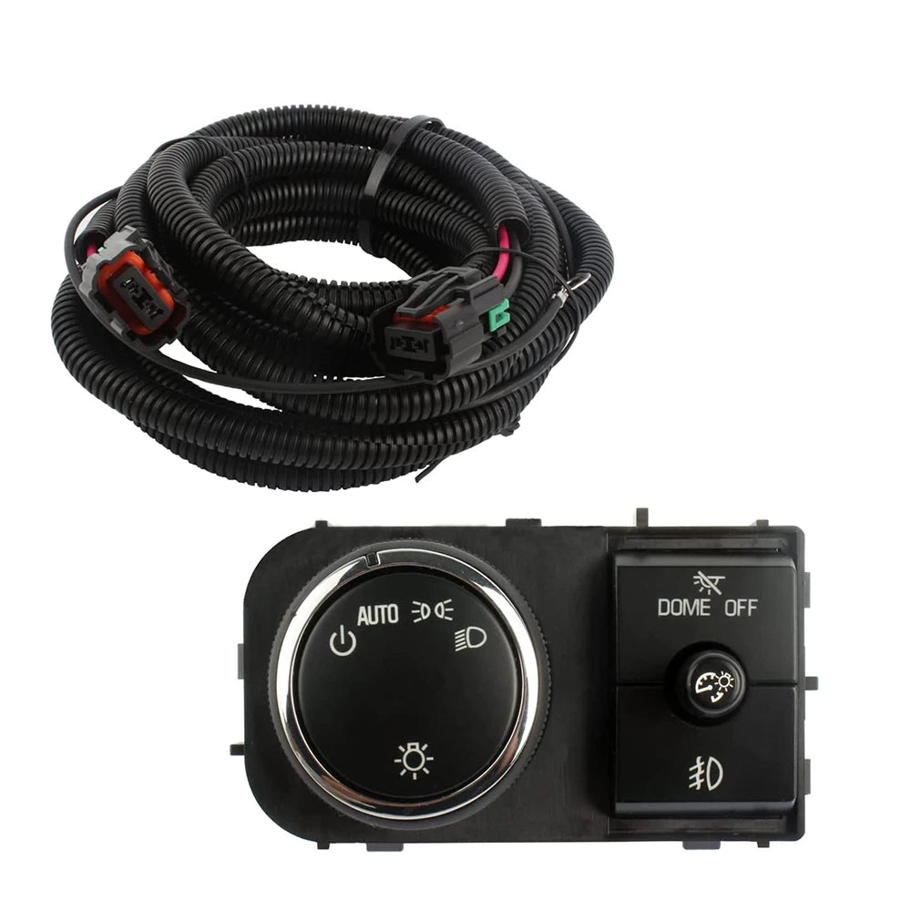 Headlight & Fog Light Control Switch — Chevrolet Avalanche, Silverado, Suburban, Tahoe & GMC Sierra/Yukon (2007–2013)