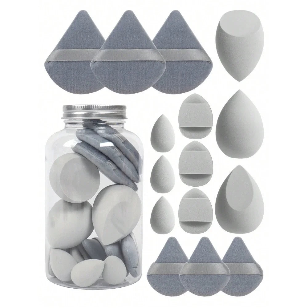 Makeup Sponge Set - 12/15 Pcs Blending Beauty Tools