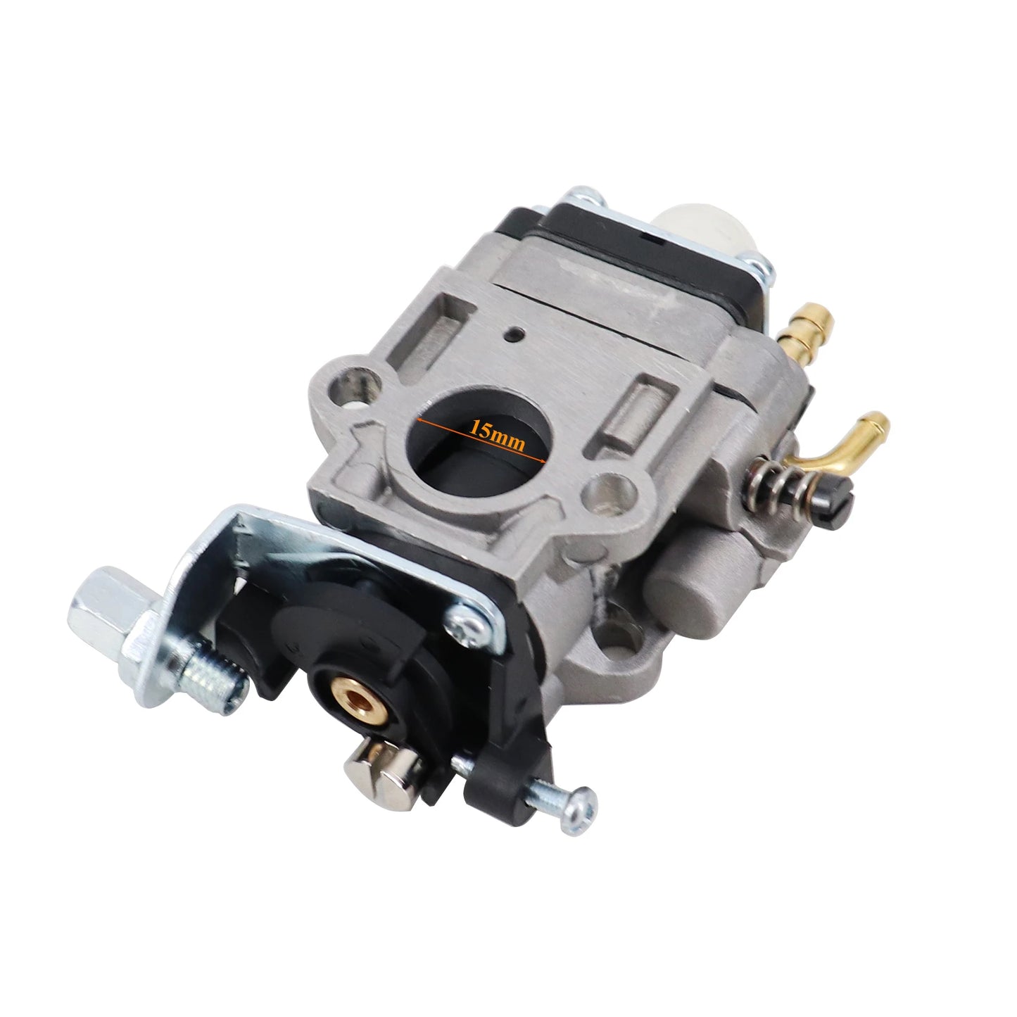 15mm 40-5 Brush Cutter Carburetor Kit Air Filter Adapter Plate Set Fit For 2 Stroke 43cc 47cc 49cc Gas Grass Trimmer Parts