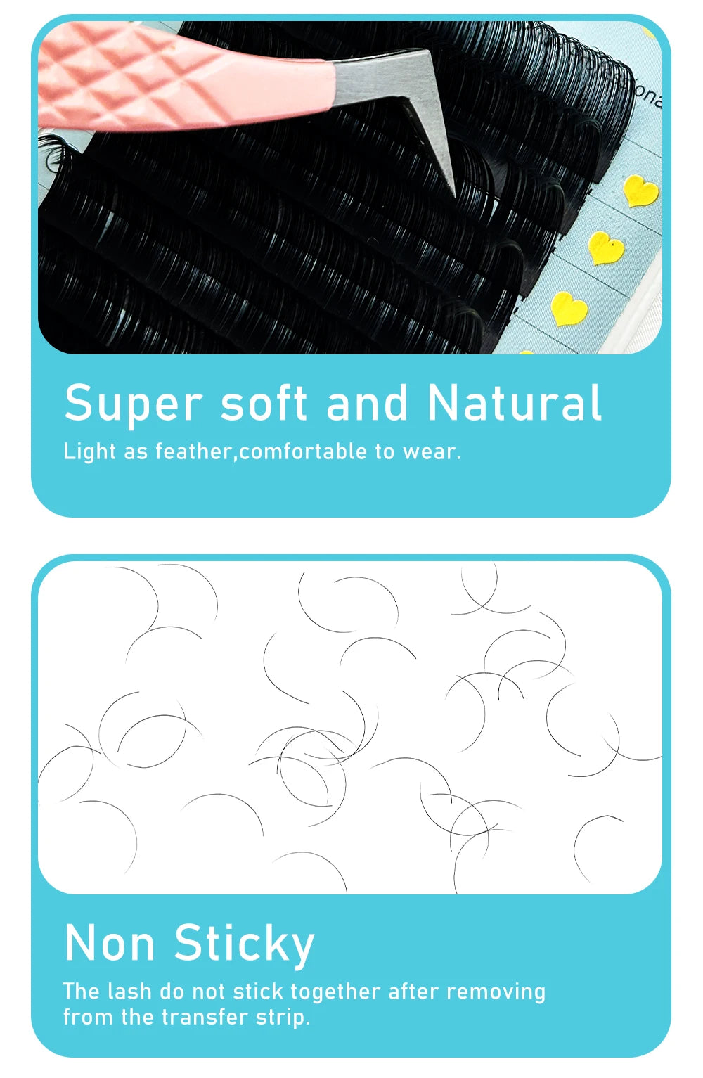 Abonnie Cashmere Classic Individual Eyelashes Extensions Ultra Matte Black Lashes Fluffy Cilia All Size Cilios
