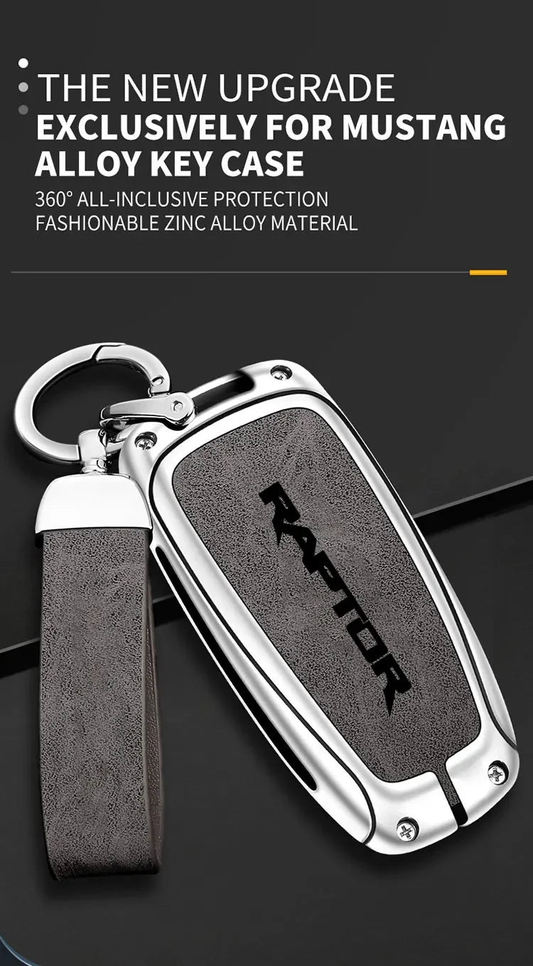 Zinc Alloy Remote Key Fob Cover for Ford F-150 / Raptor