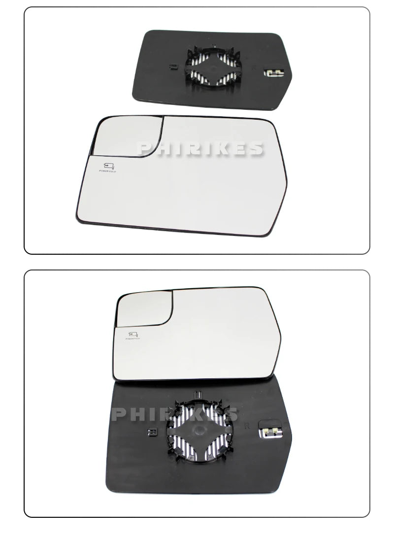 Heated Side Wing Mirror Glass for Ford F-150 2011–2014 (2-Pack)
