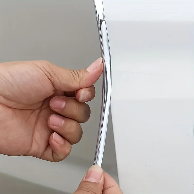 5m Car Door Edge Protection Strips Sound Insulation Door Protector Noise Isolation Chrome Sealant Strips PVC Seal Strip