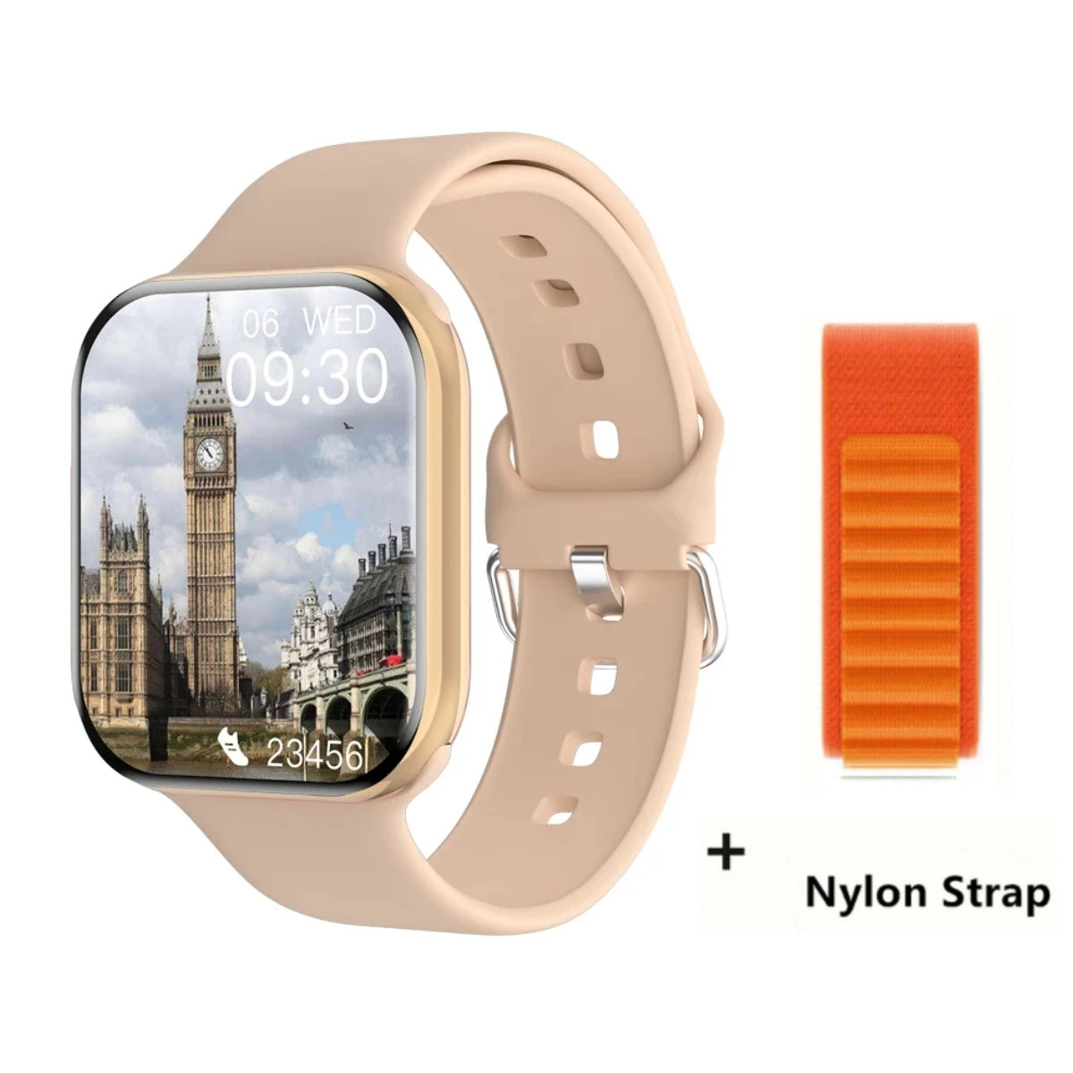 Smart Watch Series 10 – 1.9" OLED HD Screen, GPS, NFC, BT Calling, Wireless Charging, IP68 | iOS & Android | Multiple Strap Options