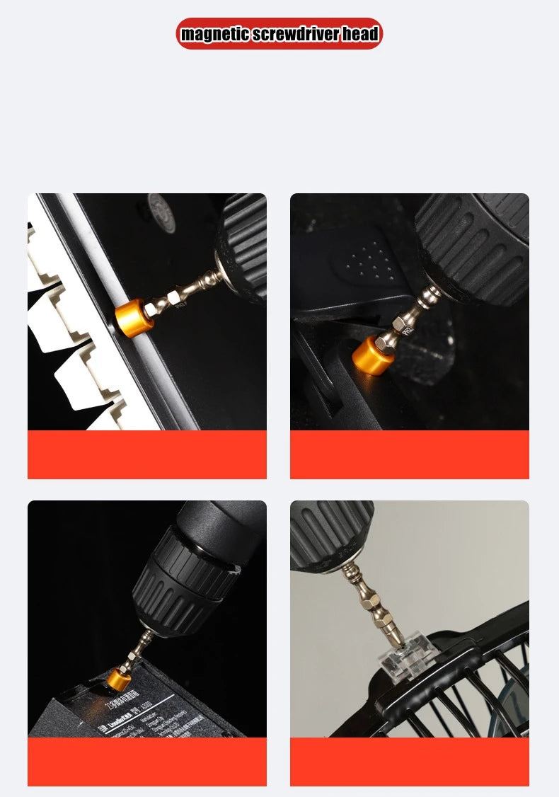 PH2 Hardness 65/110mm Screwdriver Bit Double Cross Head Hexagonal Handle Electric Screwdriver with Magnetic Ring Screwdriver Set