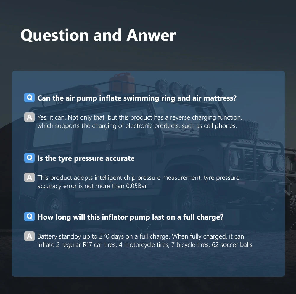 Corded Portable Car Air Pump tool Upgraded 12V 150PSI Electric Tire Inflator Pump Motorcycle Bike Ball LED Light Car Air Compressor ,tool