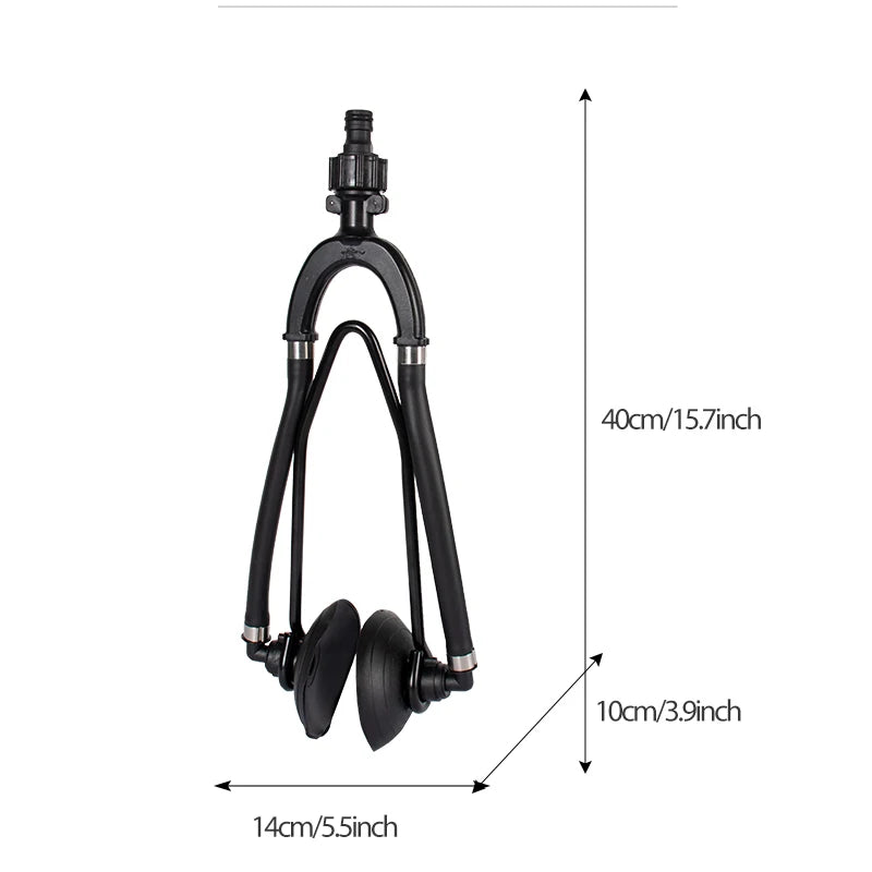 Outboard Motor Flushing Clamp for Speedboat Engine, Test Water Clamp, Engine Rinse Tool, Recirculation Water Clamp, Yacht Access