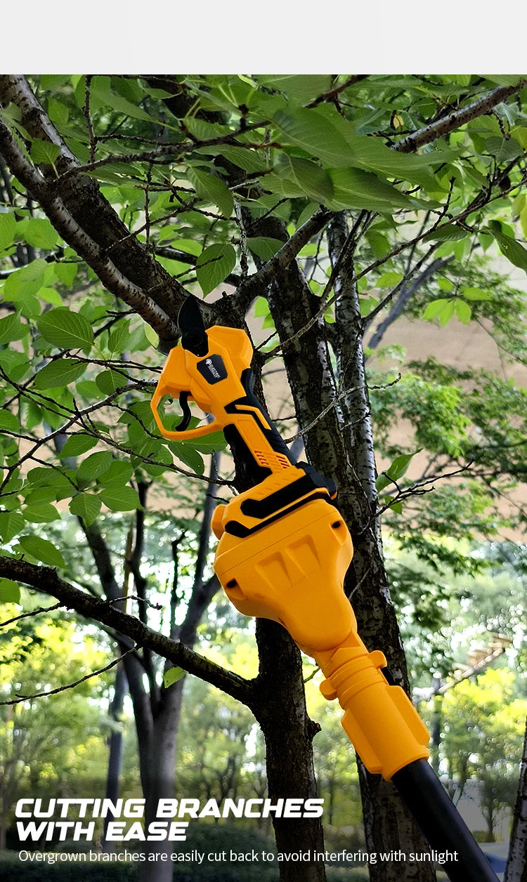 Brushless 6 Inch Electric Chainsaw Telescoping Pole Pruner High Branch Saw Garden Tree Pruning Tool For Dewalt 20V Battery Pin