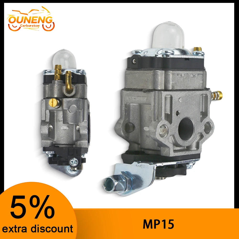 For Walbro CG430 CG520 BC430 BC520 40-5 44-5 43cc 49cc 50cc 52cc Brush Cutter 2-Stroke Engine Lawn Mower Carburetor Carb
