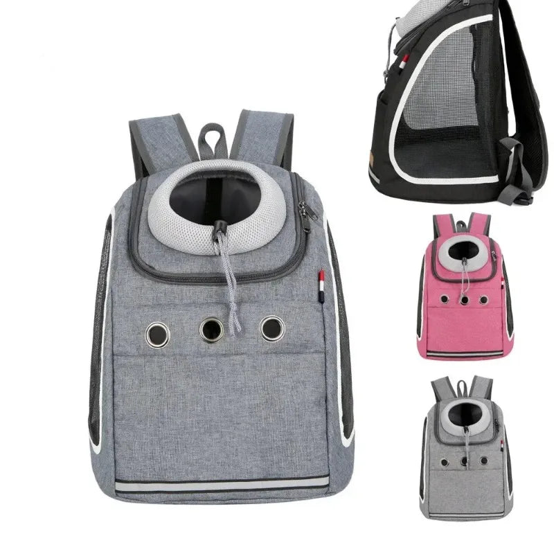 Breathable Dog Carrier Backpack - Portable Travel Pet Bag – photo 3