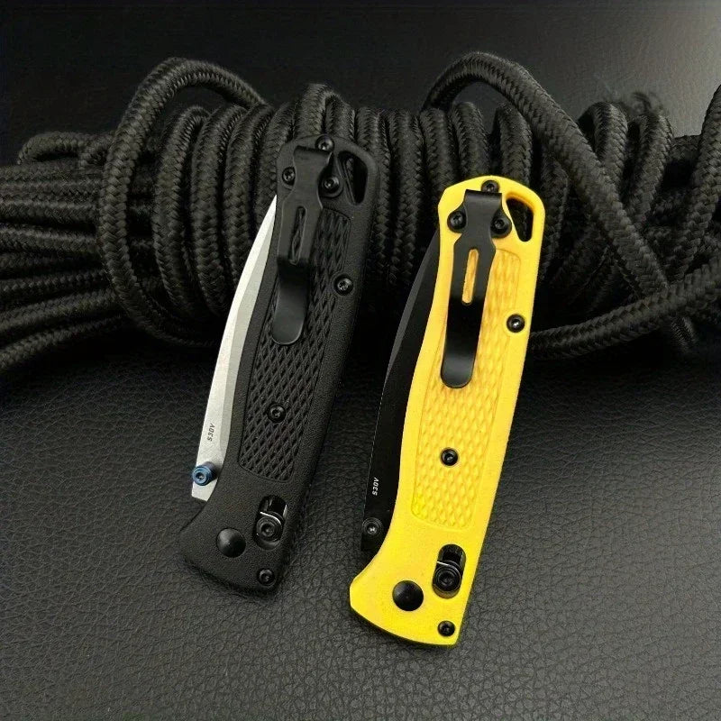Multi Colors 535/533 BM Outdoor Camping Folding Pocket Knife Drop Point Blade Nylon Fiber Handle High Hardness Utility Knives