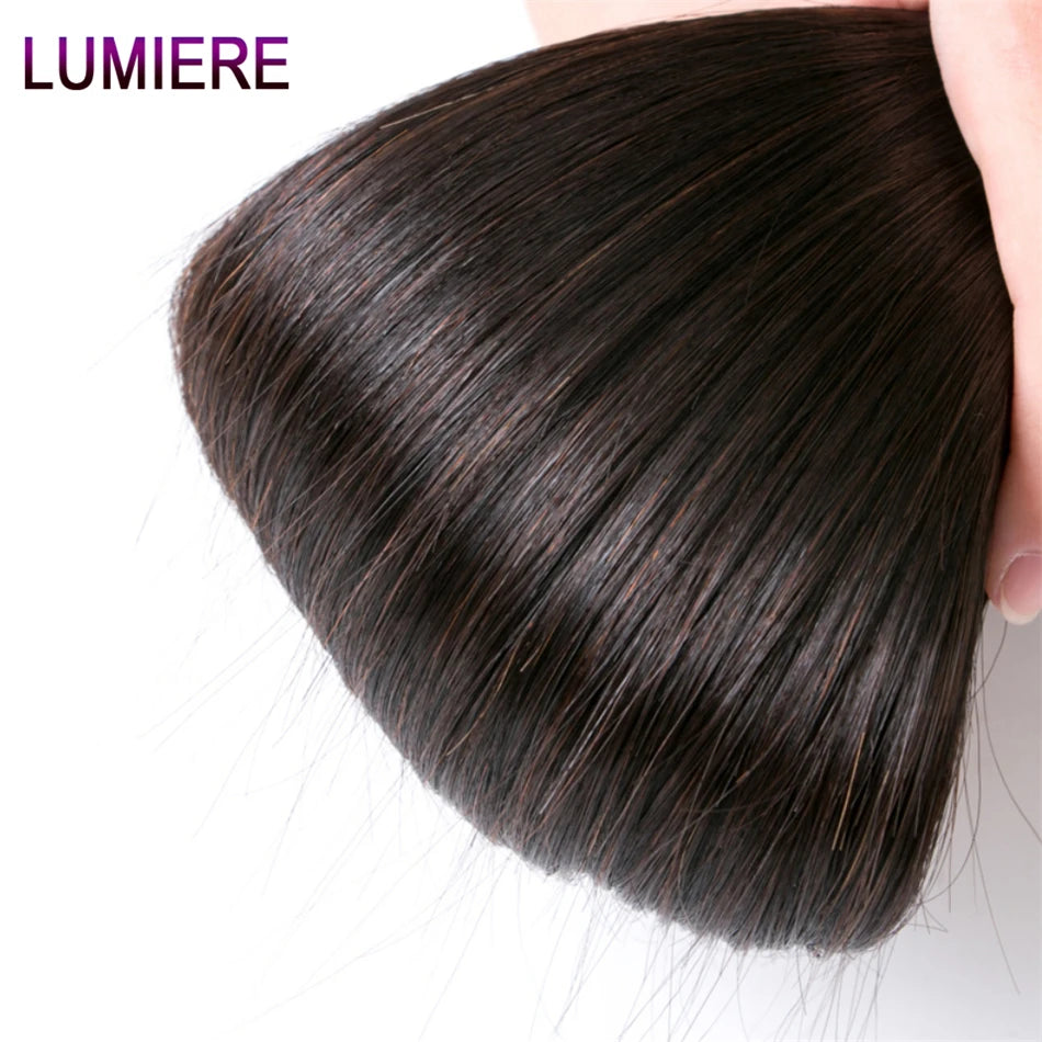 32 Inch 18A Bone Straight Human Hair Bundles 3/4 Bundles Hair 100% Raw Human Hair Bundles Deal Brazilian Virgin Hair Extensions