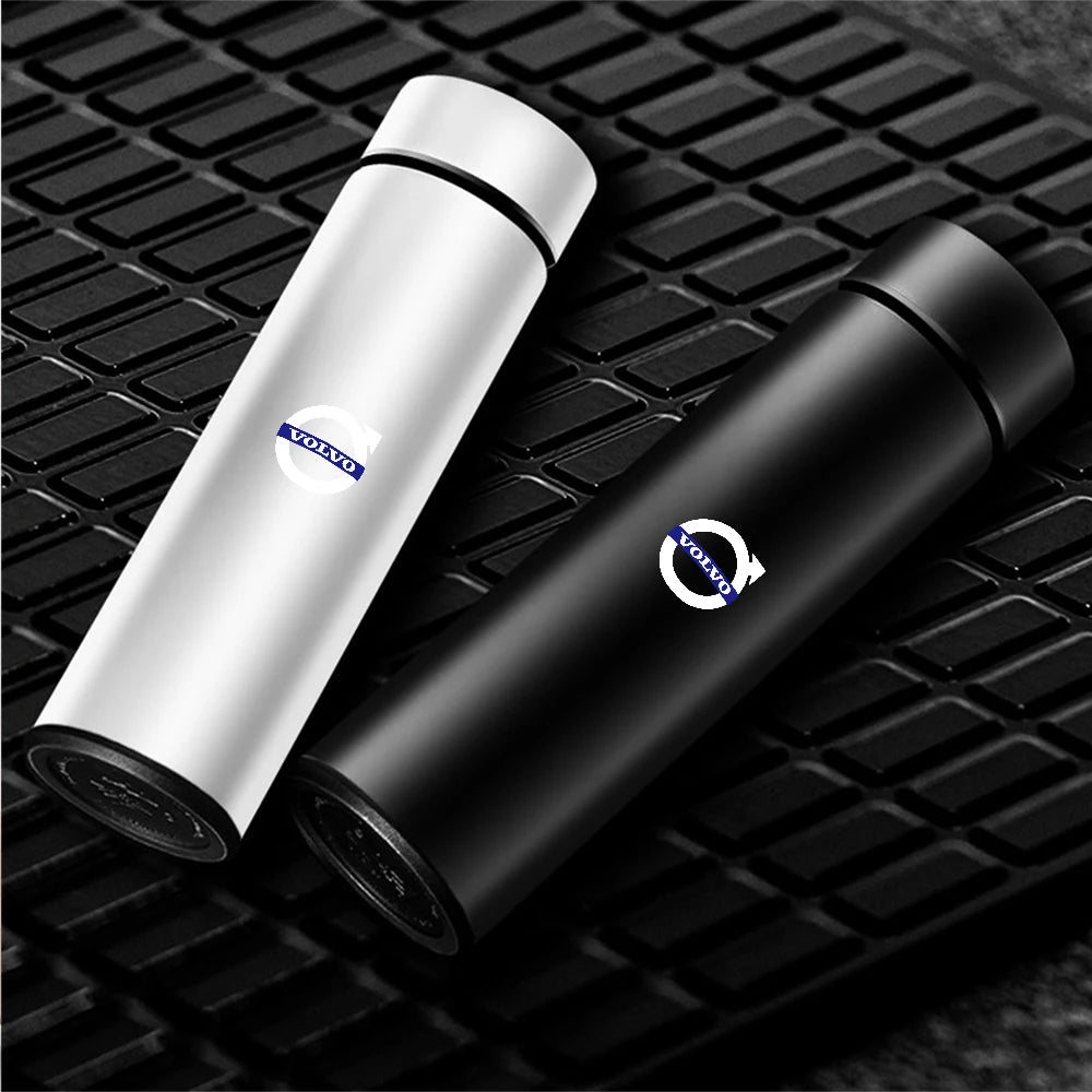 Volvo Smart Thermos Cup – Intelligent Temperature Display Stainless Steel Travel Mug | XC90 S60 XC40 V90