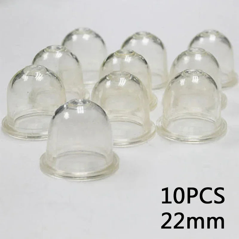 10 Pack of 19mm/22mm Fuel Pump Primer Bulbs for Chainsaws & Trimmers