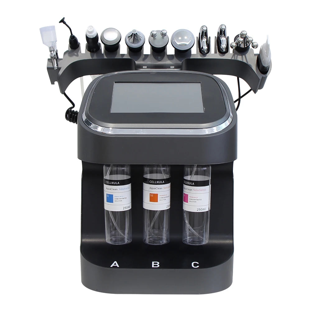 AOKO Updated 10 in 1 Bubbles Skincare Facial spa Hydrogen Purification Face Cleaning Professional Beauty Machines