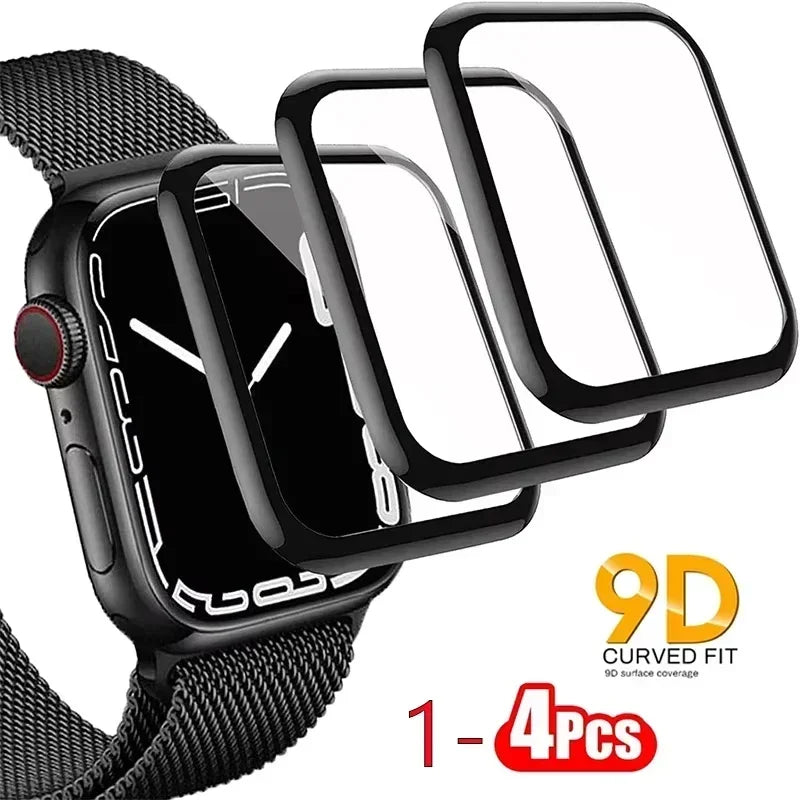 1-5PCS Screen Protector for Apple Watch 10 9 8 7 6 5 40MM 41MM 42MM 44MM 45MM 46MM Not Tempered Glass Film IWatch Ultra 2 49MM