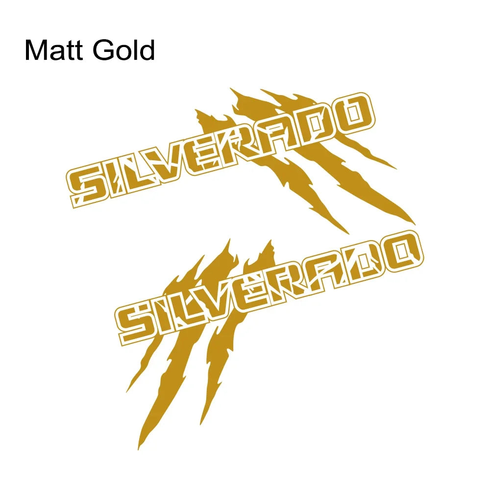 Car Sticker For Chevrolet Silverado 1500 2500 Z71 S10 Pickup Truck Bed Graphics Claw Styling Decor Cover Decal Auto Accessories