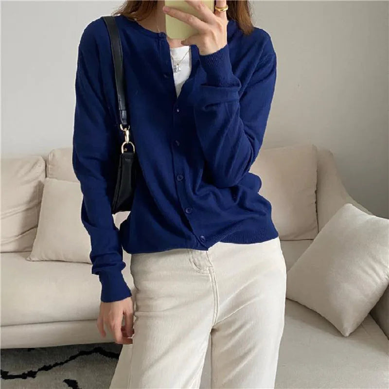 Women's knit cardigan - view 4