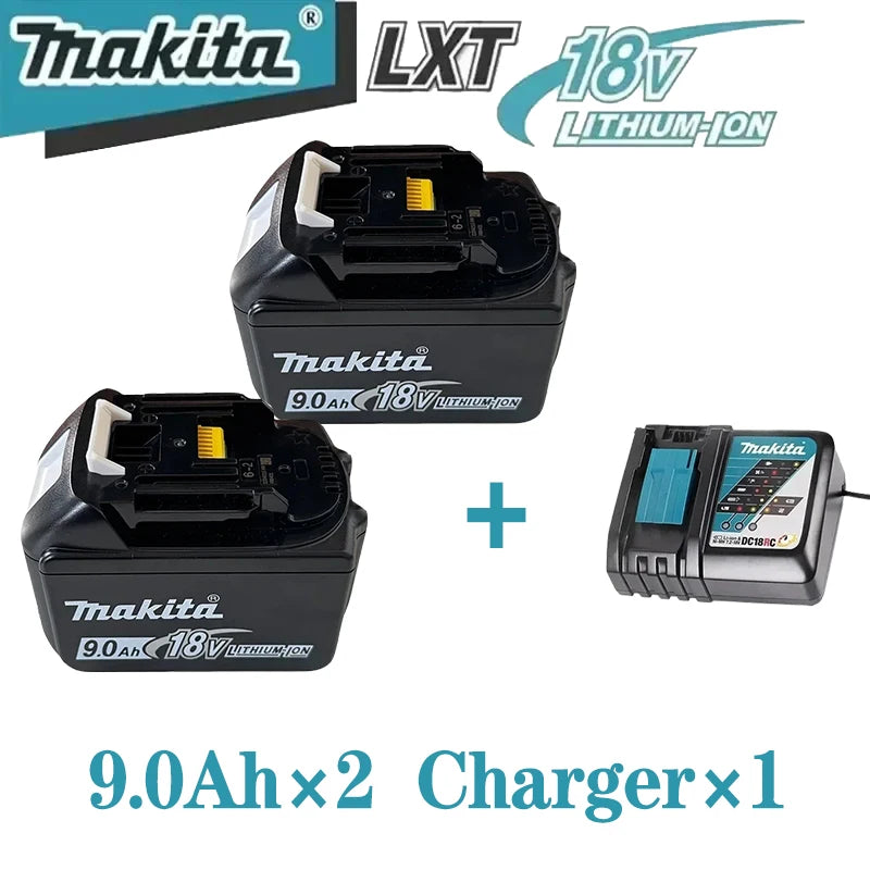 Genuine 6Ah  9Ah makita BL1860 18V Battery Power Tools Li-ion Replacement LXT BL1850 BL1840 for 18V Screwdriver