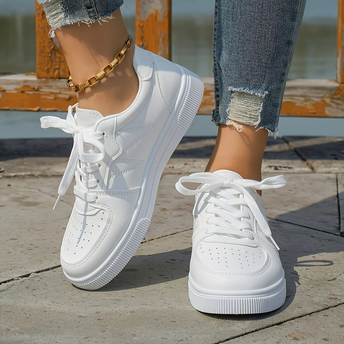 Breathable Walking Sneakers for Women — Lightweight Sport Casual Trainers