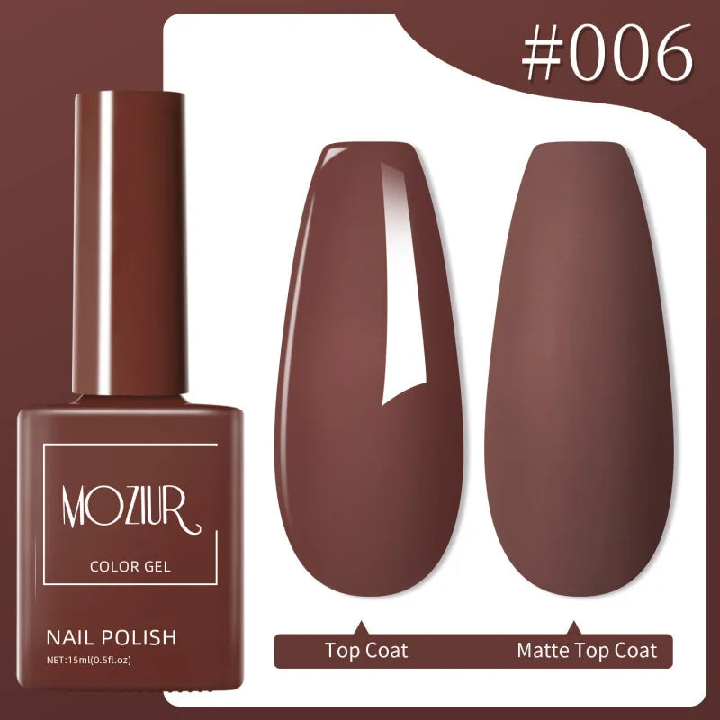 Colorful Hot Sale Uv Gel Nail Polish Set Soak Off Gel Nail Polish 15ml Professional Nail Gel Polishes