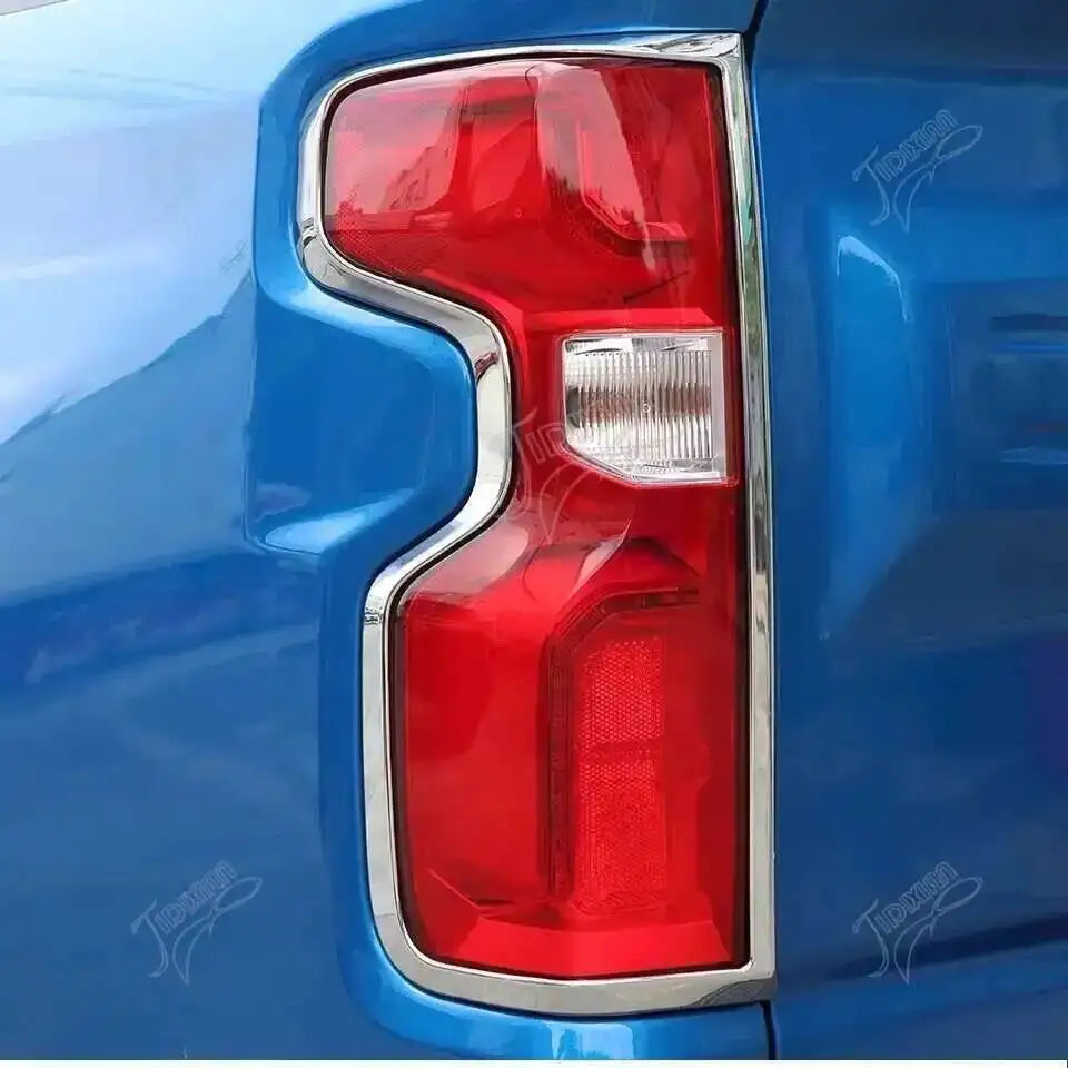 JIDIXIAN Car Rear Tail Light Lamp Taillight Decoration Cover for Chevrolet Silverado 2019 2020 2021 2022 2023 2024 2025 2026