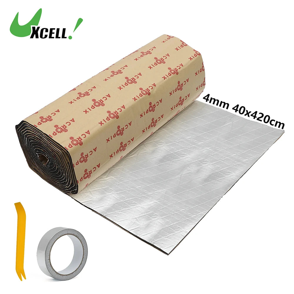 Car Sound Deadening Foam Roll, 4 mm - 40 x 420 cm, 18 sq ft